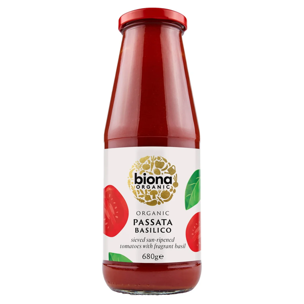 Biona Organic Passata with Basil 680g