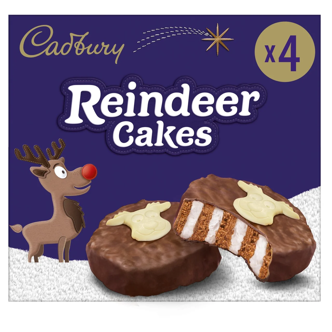 Cadbury Christmas Rudolph Reindeer Cakes
