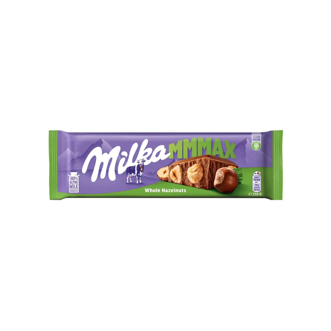 Milka Max Hazelnut Chocolate Bar 250g