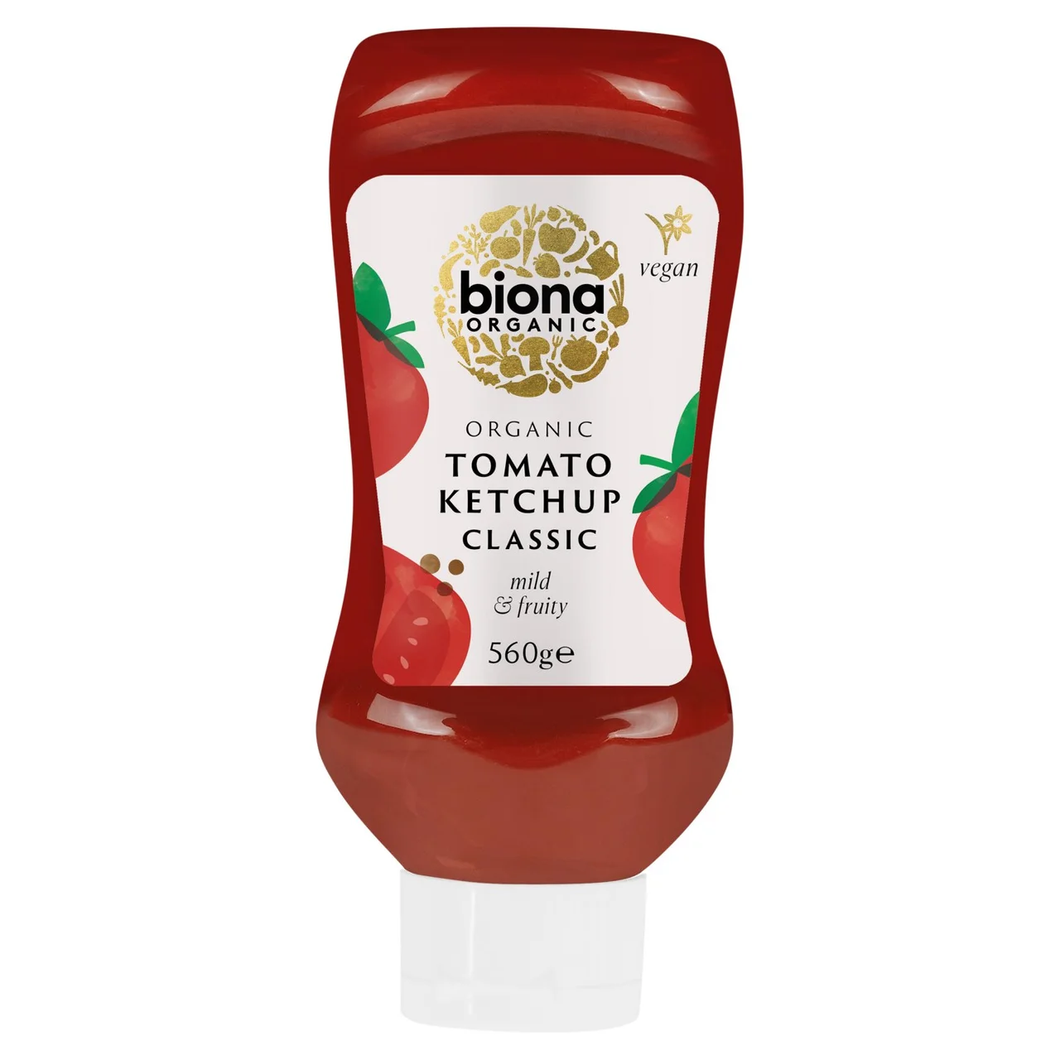 Biona Classic Tomato Ketchup Squeezy 560g