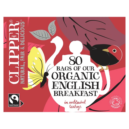 Clipper 80 Organic English Breakfast Teabags