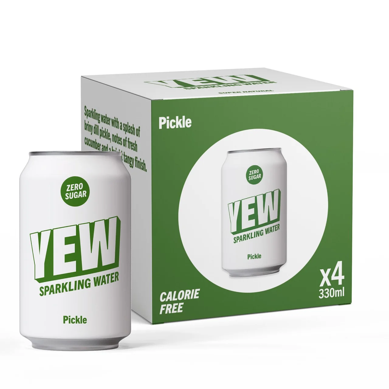 YEW Pickle Sparkling Water 4x330ml