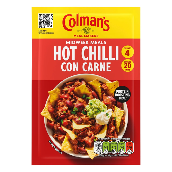 Colman's Hot Chilli Con Carne Recipe Mix 37g
