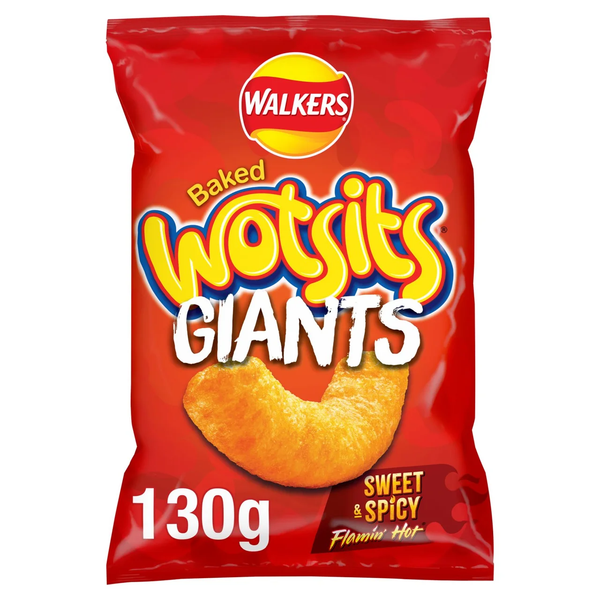 Walkers Wotsits Giants Sweet & Spicy Sharing Crisps 130g