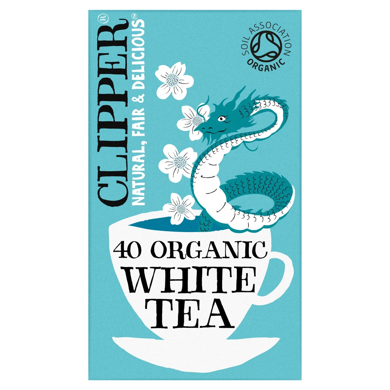 Clipper Organic & Fairtrade White Tea 40 Teabags