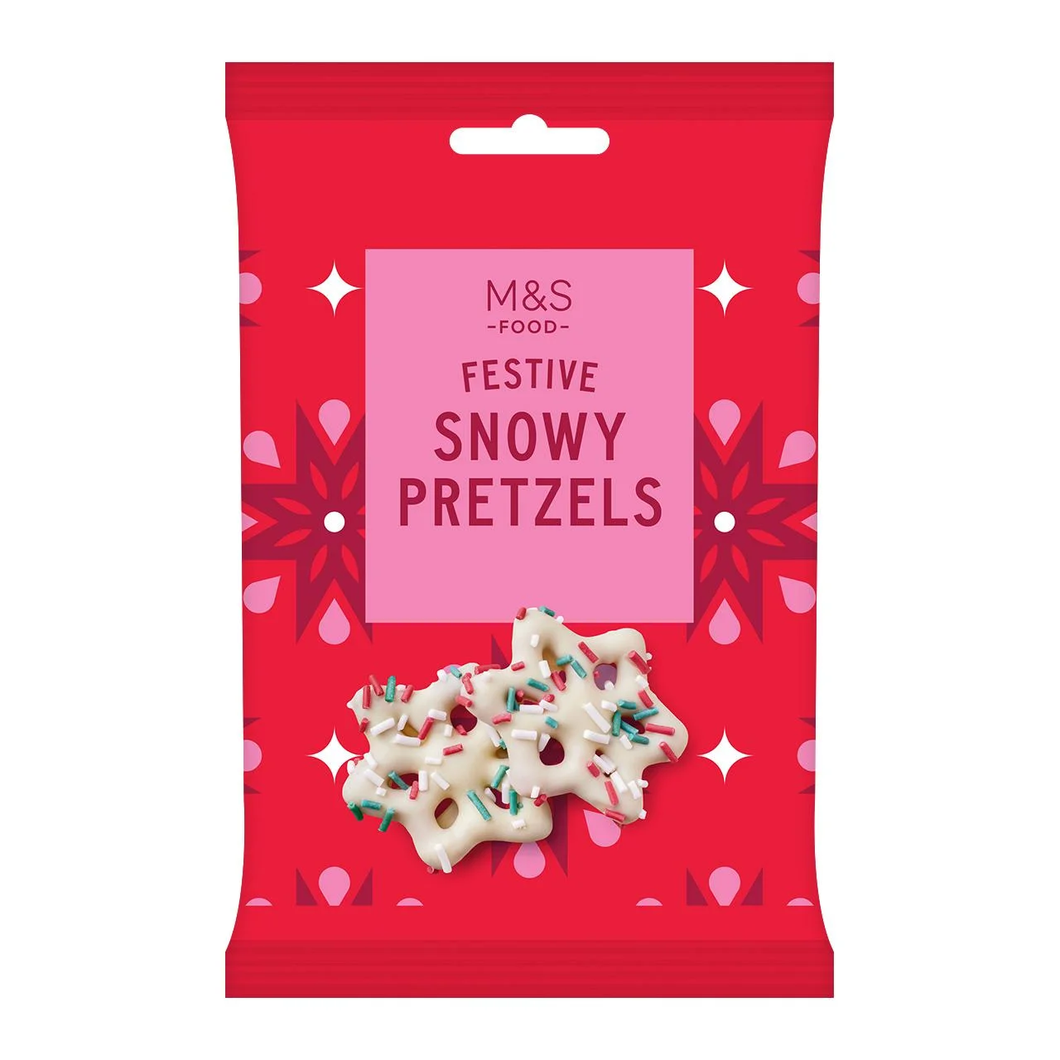M&S Festive Snowy Pretzels 95g