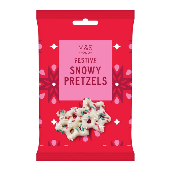 M&S Festive Snowy Pretzels 95g