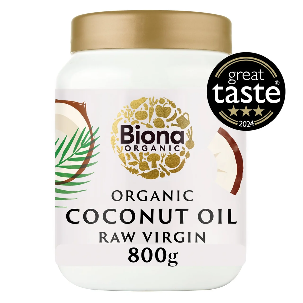 Biona Organic Virgin Coconut Oil Raw 800g