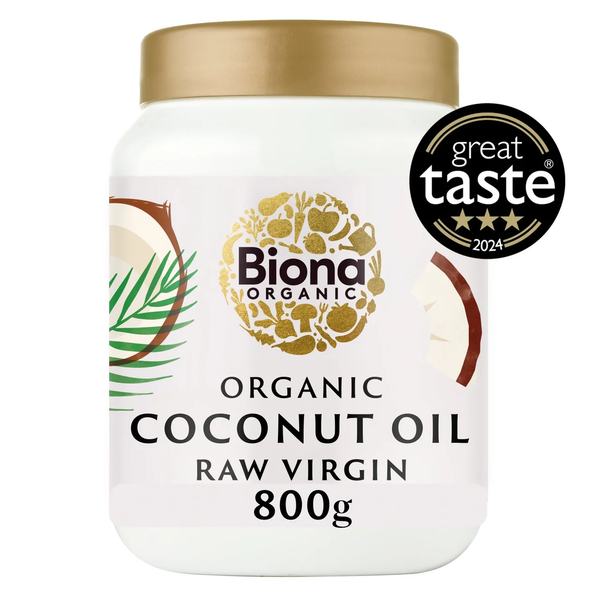 Biona Organic Virgin Coconut Oil Raw 800g