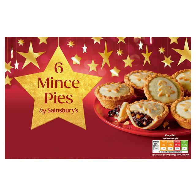 Sainsbury's 6 x Mince Pies 320g