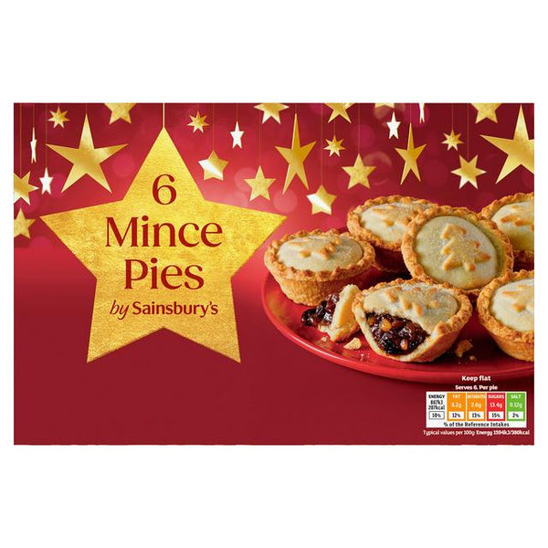 Sainsbury's 6 x Mince Pies 320g