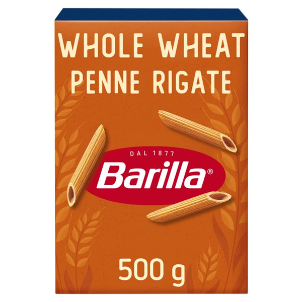 Barilla Whole Wheat Pennette Rigate 500g