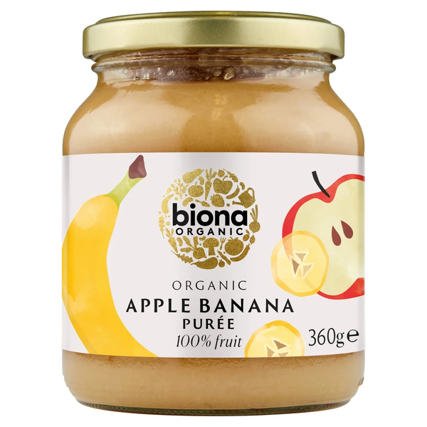 Biona Apple & Banana Puree 350g