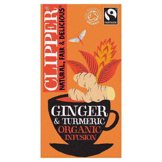 Clipper Organic Ginger & Turmeric 20 Teabags