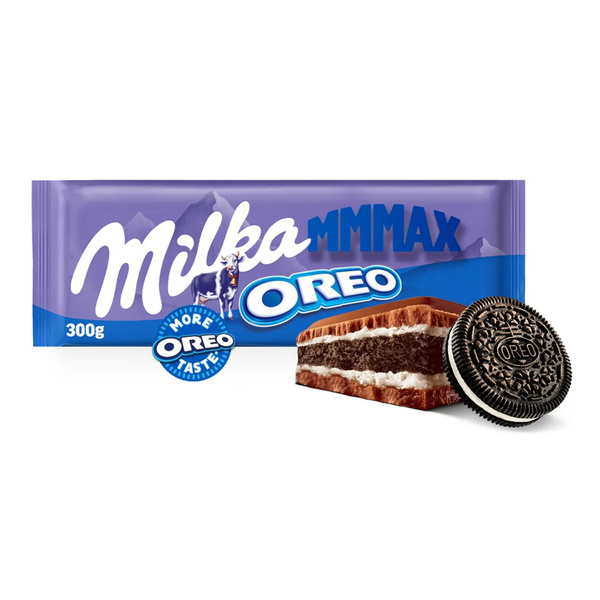 Milka Mmmax Oreo Chocolate Bar 300g