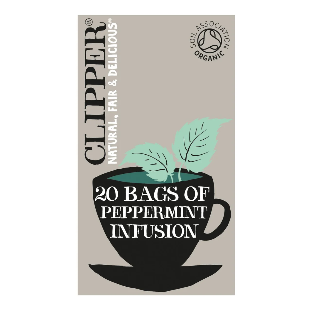 Clipper Organic Peppermint Tea Bags Infusion 20 Teabags