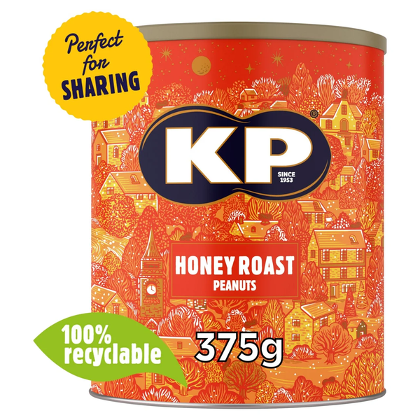 KP Honey Roast Peanuts Caddy 375g