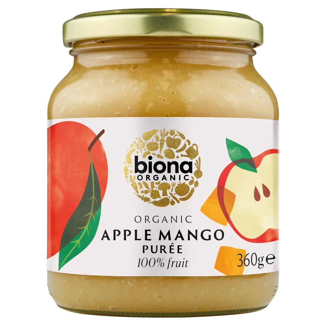 Biona Organic Apple Mango Puree 360g