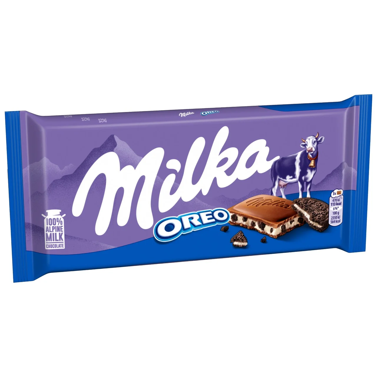 Milka Oreo Chocolate Bar 100g