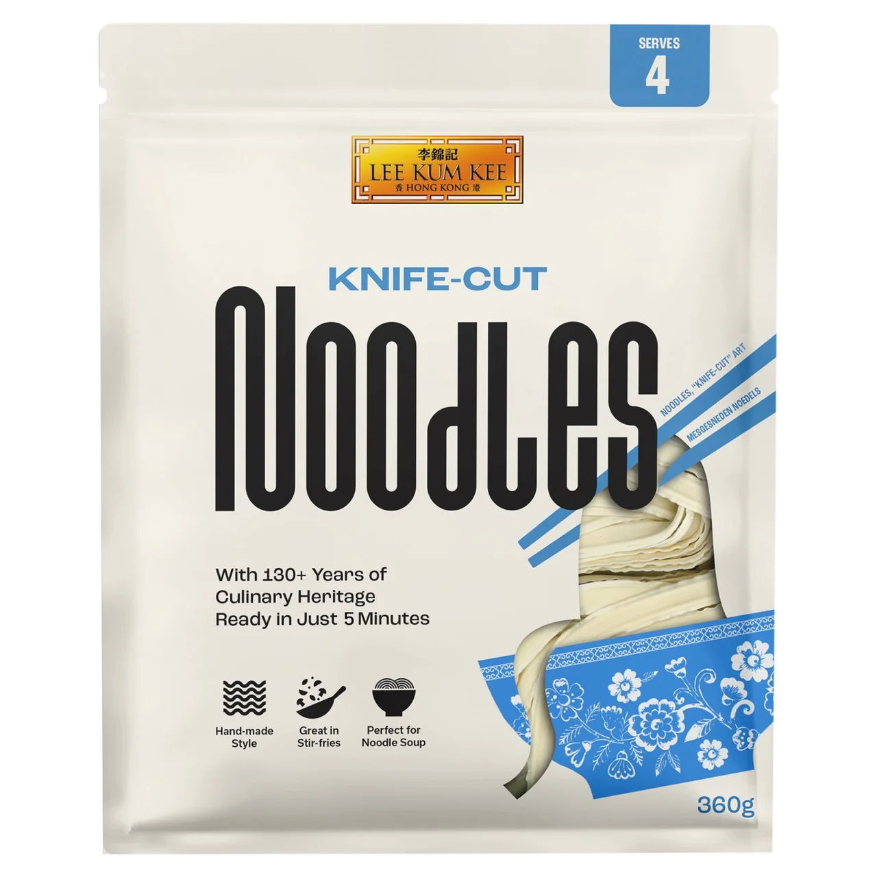 Lee Kum Kee Knife-Cut Noodles 360g