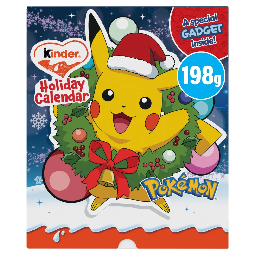 Kinder Chocolate Pokemon Advent Calendar 198g