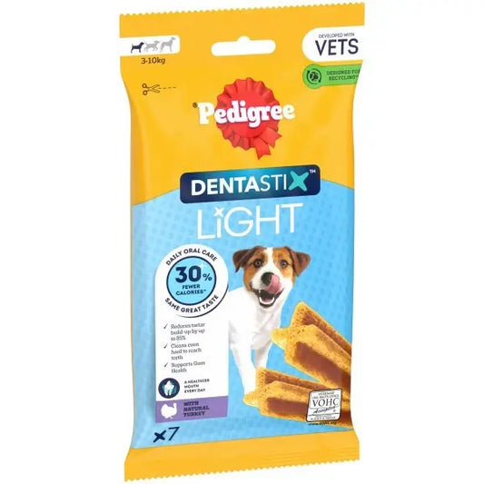Pedigree DENTASTIX Light Daily, 7 Dental Sticks