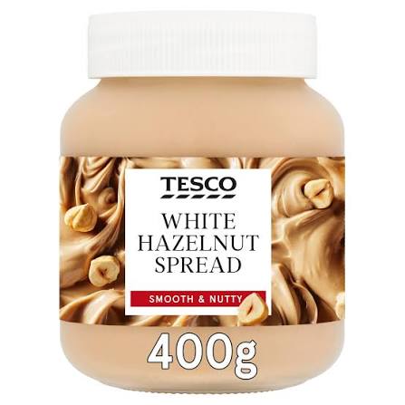 Tesco White Hazelnut Spread 400g