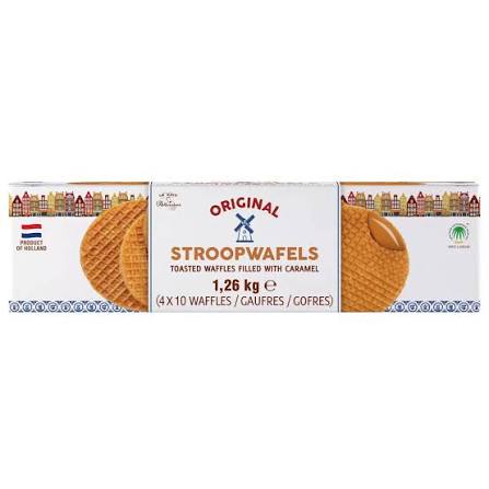 Le Chic Patissier Stroopwafels Toasted Waffles with Caramel - 40pk