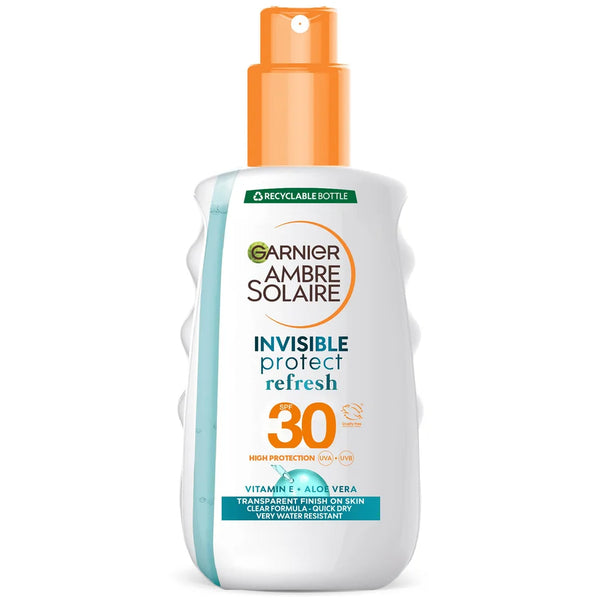 Garnier Ambre Solaire Invisible Protect SPF 30 Sun Cream Spray 150ml