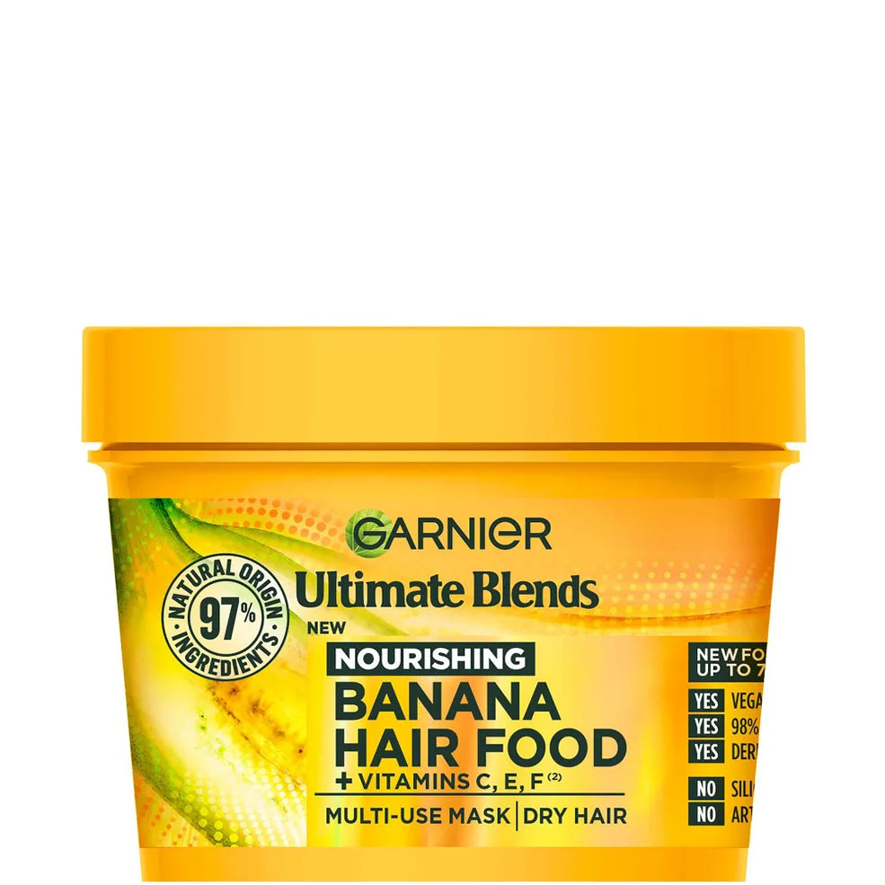 Garnier Ultimate Blends Hair Food Banana 3-in-1 Hair Mask Treatment 390ml
