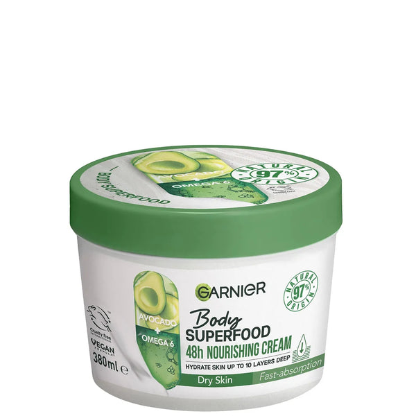 Garnier Body Superfood Nourishing Cream With Avocado & Omega 6 380ml
