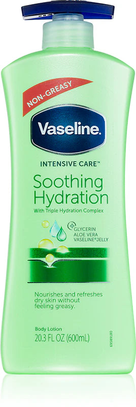 Vaseline Aloe Fresh Intensive Care soothing body milk with pump, 600ml