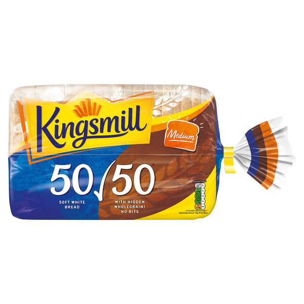 Kingsmill 50-50 Medium Bread 800g