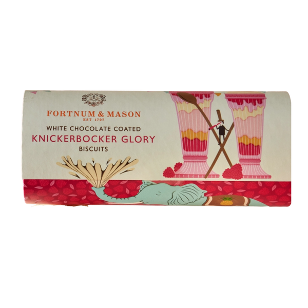 Fortnum & Mason White Chocolate Coated Knickerbocker Glory Biscuits 165g