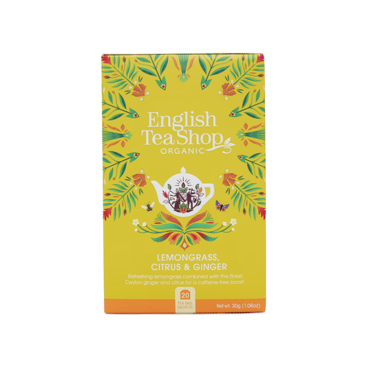 English Tea Shop 20 Lemongrass, Citrus & Ginger Sachets