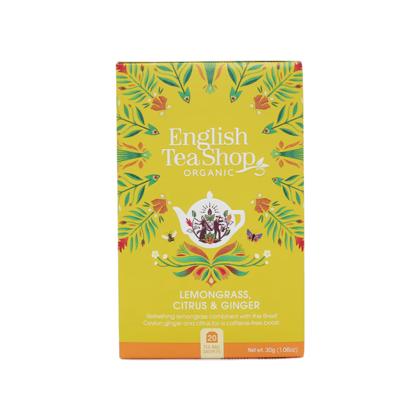 English Tea Shop 20 Lemongrass, Citrus & Ginger Sachets