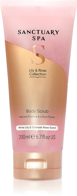 Sanctuary Spa Lily & Rose Body Scrub, 200ml