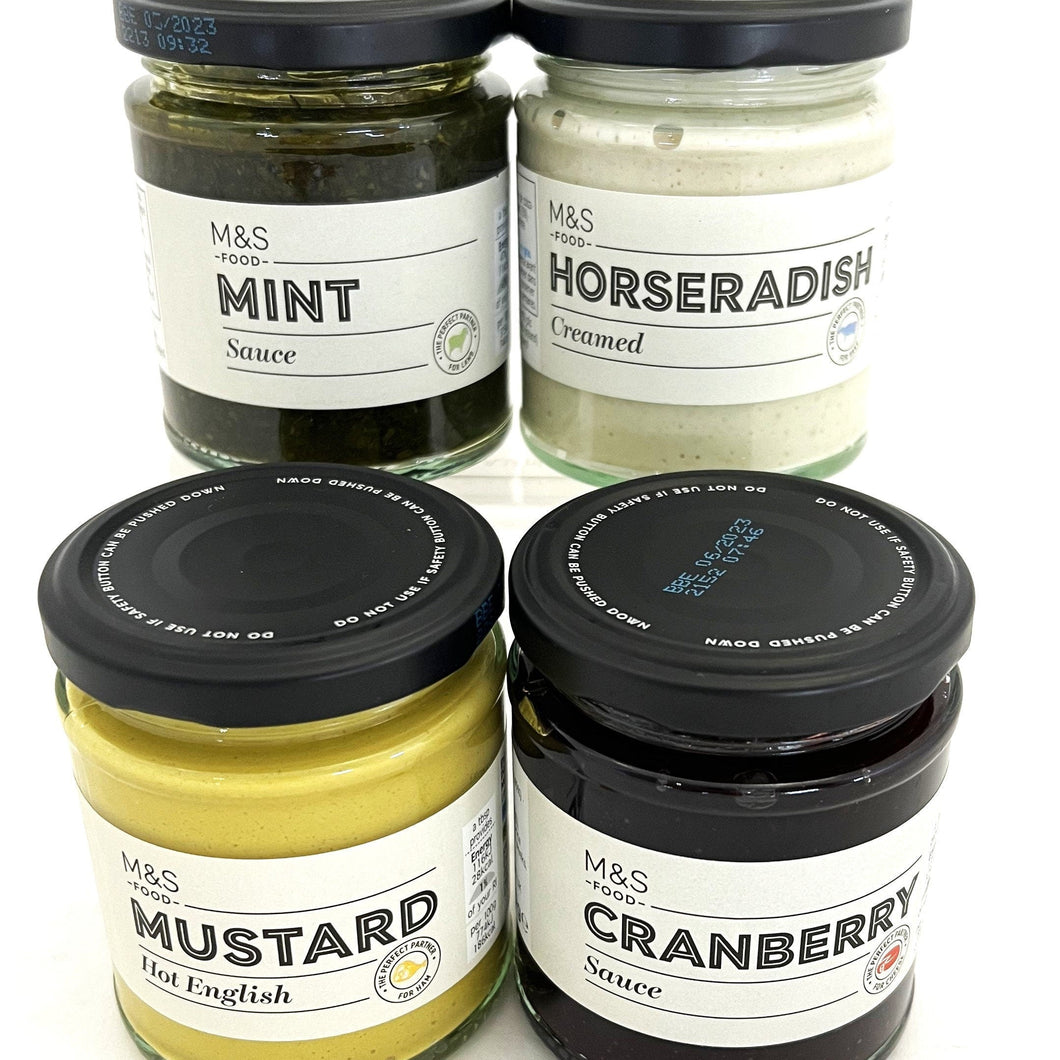 British M&S Condiment Set