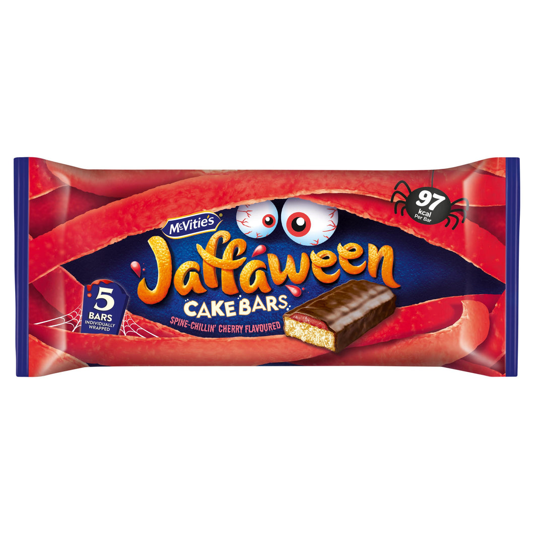 McVitie's Jaffaween Cherry Cake Bar Multipack 5 x 24.4g, 122g
