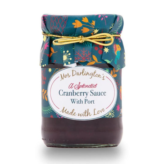 Mrs Darlington's Cranberry Sauce with Port, 200g