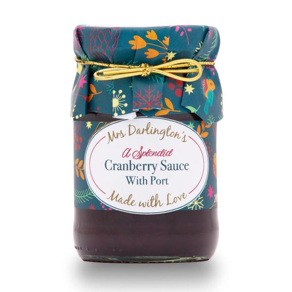 Mrs Darlington's Cranberry Sauce with Port, 200g