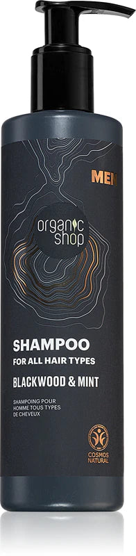 Organic Shop Men Blackwood & Mint shampoo for men, 280ml
