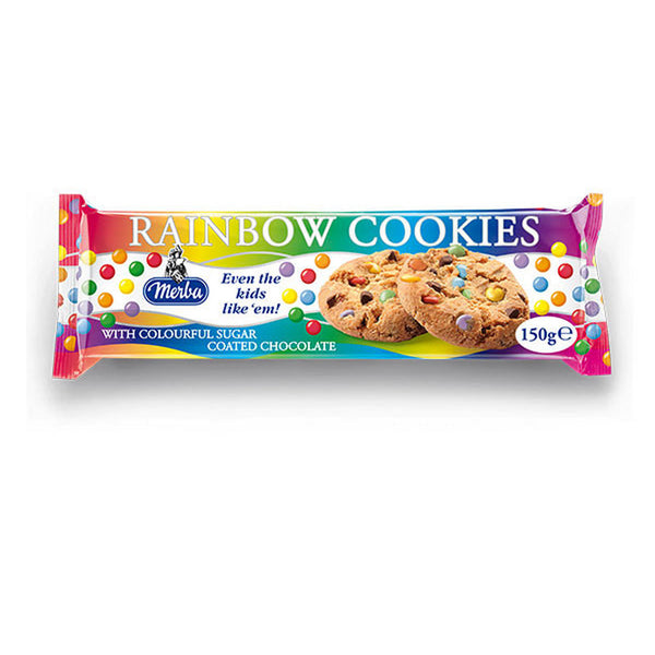Merba Rainbow Cookies, 150g