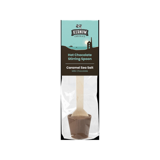 Kernow Chocolate Hot Chocolate Stirring Spoon - Caramel Sea Salt 37g