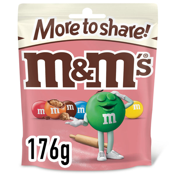 M&M Cookie Dough Milk Chocolate Snack and Share Bag, 176g