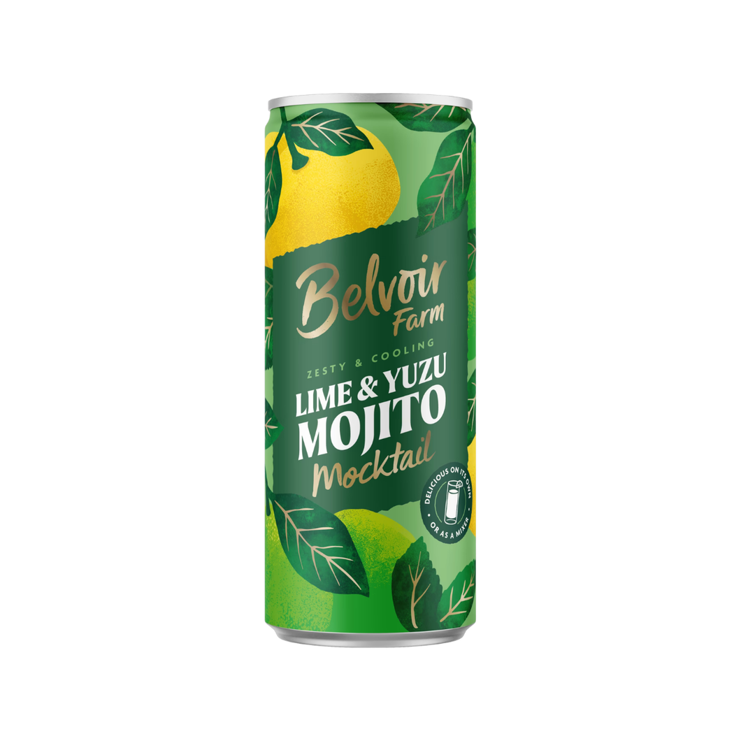 Belvoir Non-Alcoholic Lime & Yuzu Mojito Can 250ml