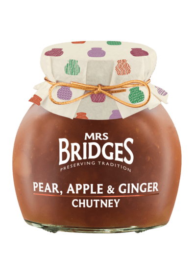 Mrs Bridges Pear, Apple & Ginger Chutney, 300g