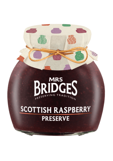 Mrs Bridges Scottish Raspberry Preserve, 340g