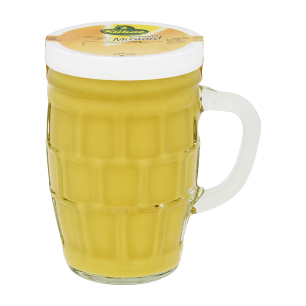 Kuhne German Mustard in Beer Mug Glass 255g