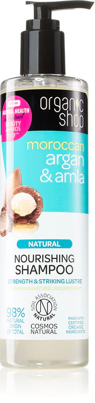 Organic Shop Argan & Amla Nourishing Shampoo, 280ml